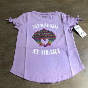 NWT Mermaid Shell Sequin Tee!